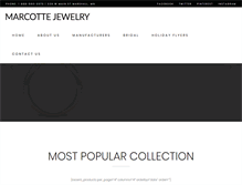 Tablet Screenshot of marcottejewelry.com